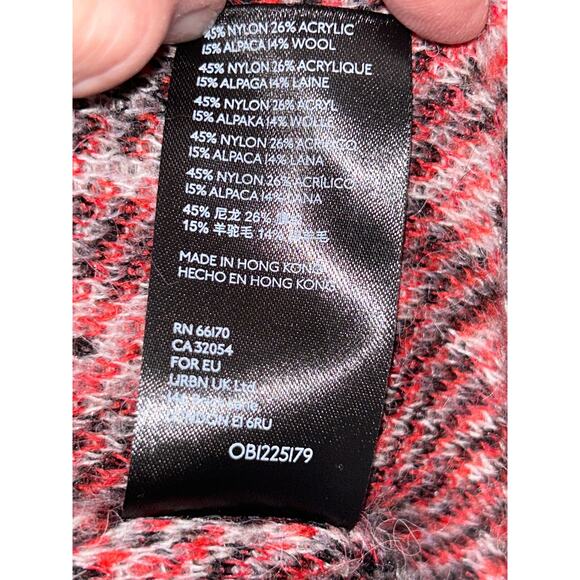 Anthropologie Mob Wife Edgy Neutral Pink Leopard Long Sleeves Cardigan  Sm NWT - Picture 7 of 8